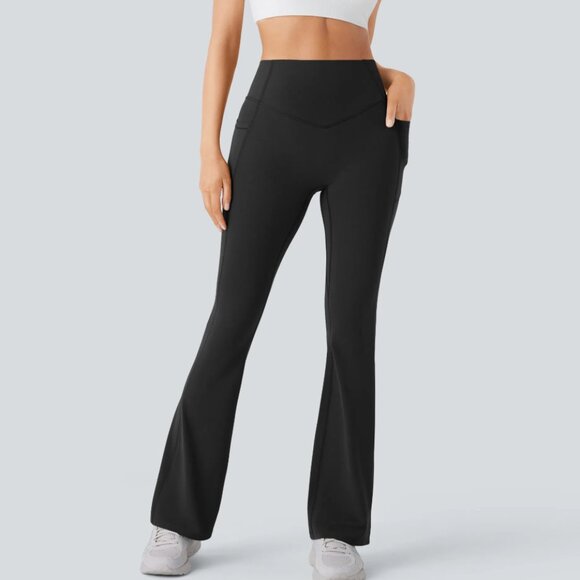 Halara UltraSculpt SoCinched Tummy Control Bootcut Leggings, Yoga Pant, S NWT - Picture 1 of 9
